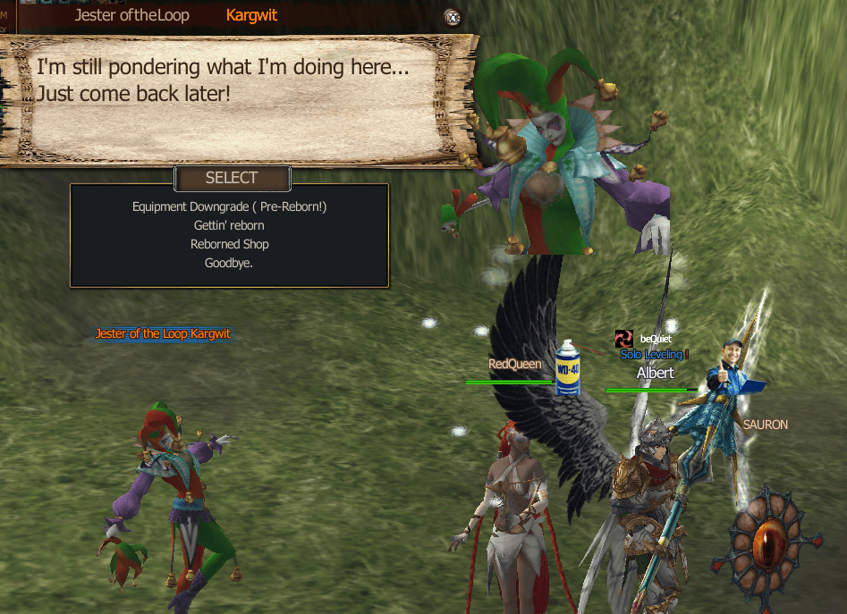 Screenshot of Jester of the Loop Kargwit NPC location in Hidden Village